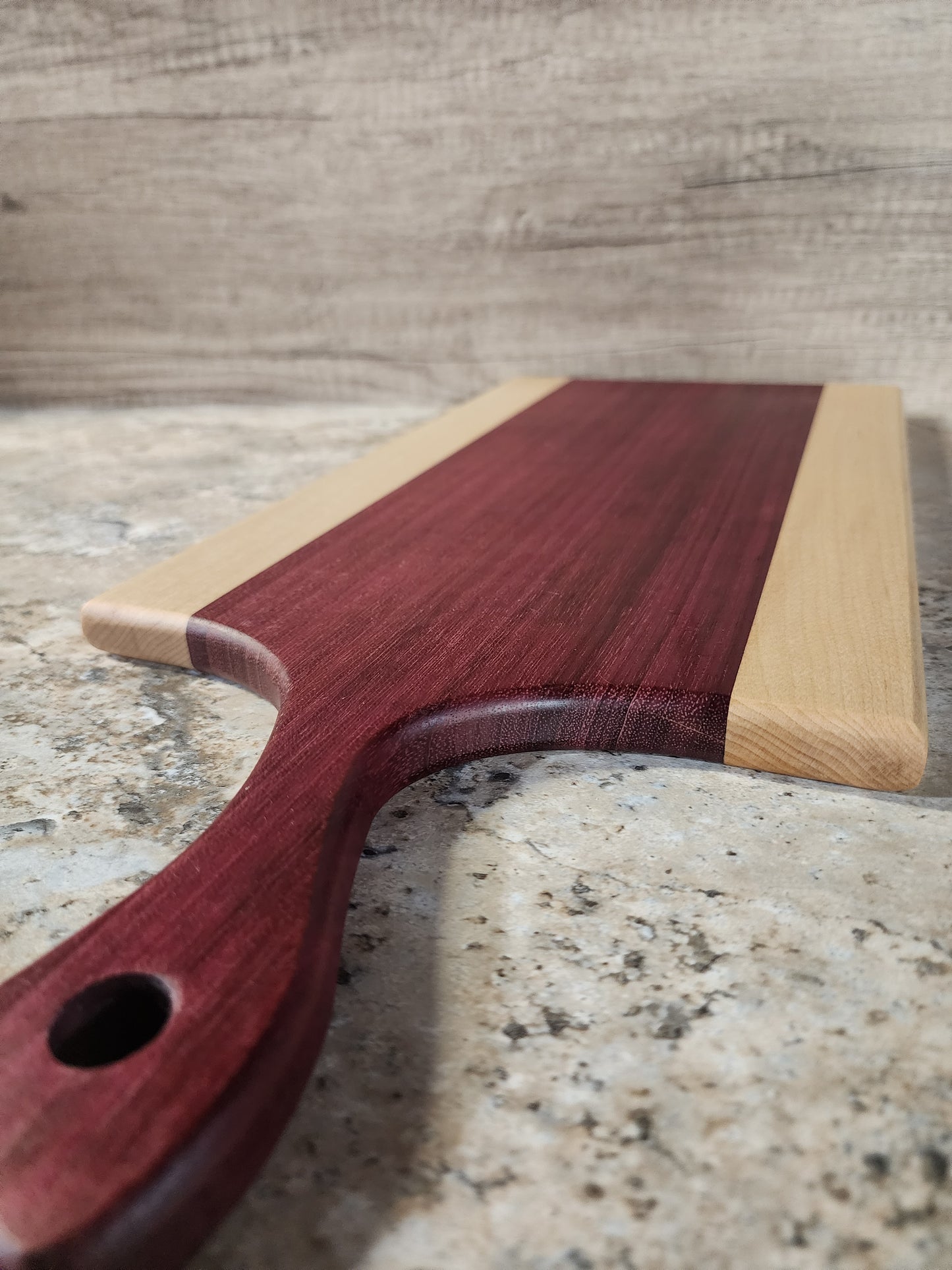 20'' Purple heart and Maple Charcuterie Board