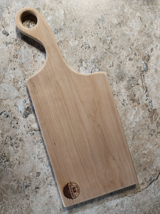 18" Cherry Wood Charcuterie board with custom lettering