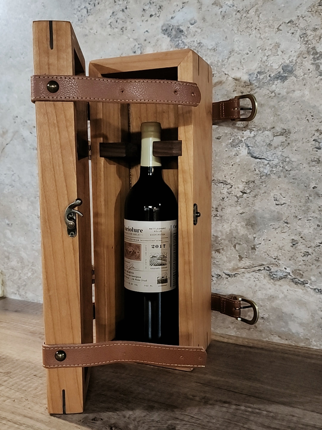 Custom Made Single bottle Wine Box